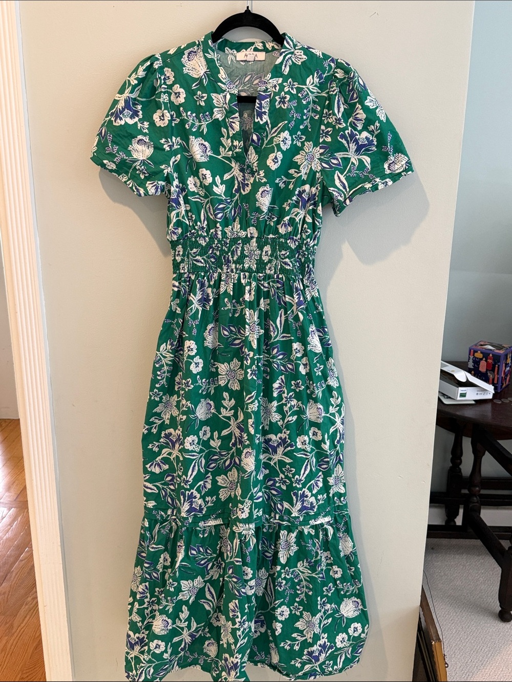 Avara green Isabella maxi dress